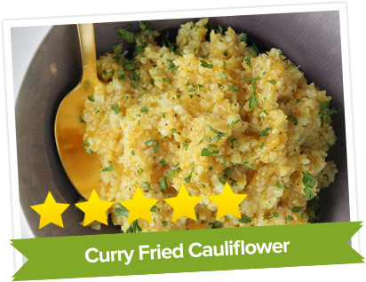 Curry Fried Cauliflower